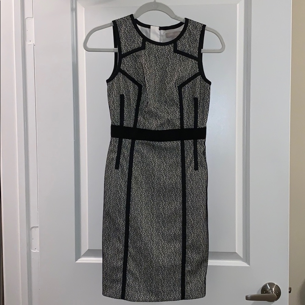 0P Banana Republic Black & White Dress Never Worn